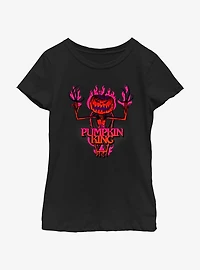 Disney The Nightmare Before Christmas Pumpkin King Jack Skellington Youth Girls T-Shirt