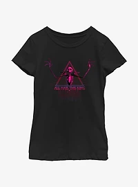 Disney The Nightmare Before Christmas King Of Halloween Jack Skellington Youth Girls T-Shirt