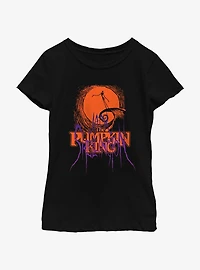 Disney The Nightmare Before Christmas Jack Skellington Pumpkin King Youth Girls T-Shirt