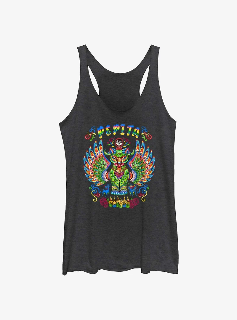 Disney Pixar Coco Alebrije Pepita Womens Tank Top