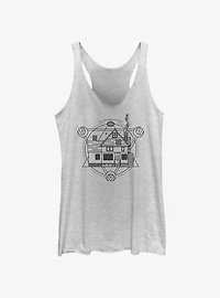 Disney Hocus Pocus Sanderson House Womens Tank Top