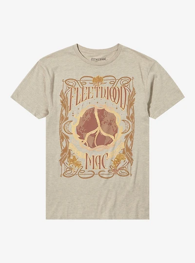 Fleetwood Mac Live In Concert Heather Oatmeal T-Shirt