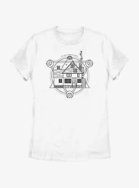 Disney Hocus Pocus Sanderson House Womens T-Shirt