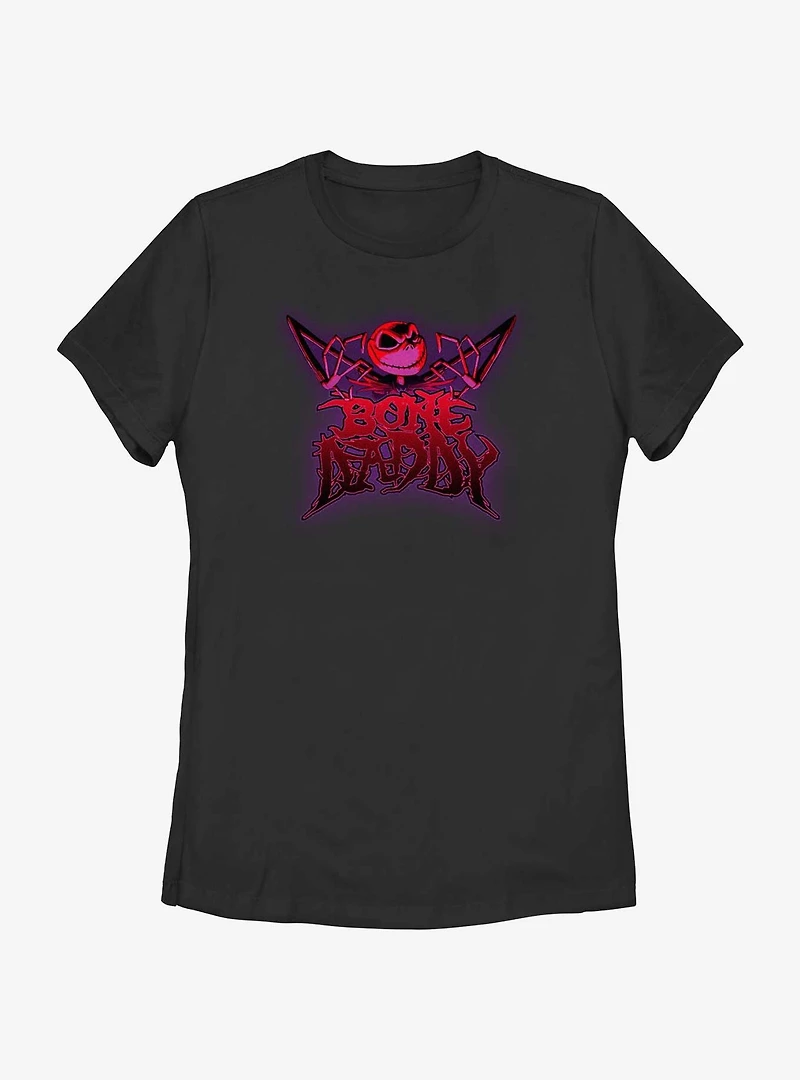 Disney The Nightmare Before Christmas Bone Daddy Jack Skellington Womens T-Shirt