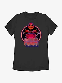 Disney The Nightmare Before Christmas Ghostlike Charm Jack Skellington Womens T-Shirt