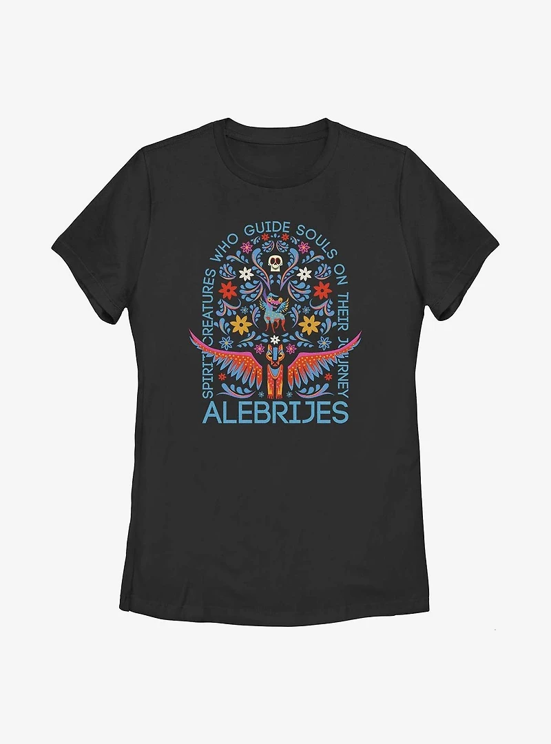 Disney Pixar Coco Alebrijes Spirit Guides Womens T-Shirt