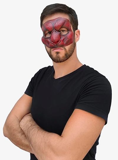 Red Demon Prosthetic Mask