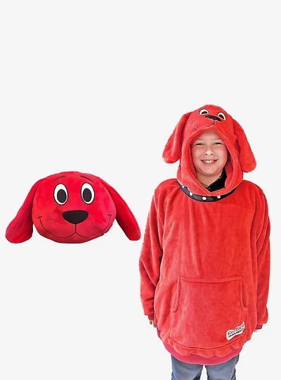 Plushible 2-in-1 Clifford The Big Red Dog Snugible Junior Size