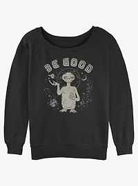 E.T. the Extra-Terrestrial Be Good Cosmic Womens Slouchy Sweatshirt
