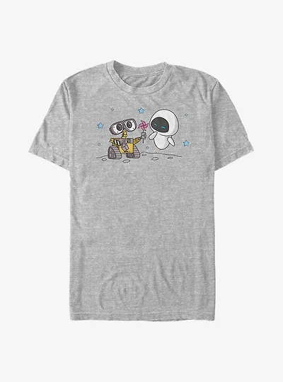 Disney Pixar Wall-E Cute Wall-E and Eve Big & Tall T-Shirt