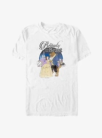 Disney Beauty and the Beast Classic Lovers Belle and Beast Big & Tall T-Shirt