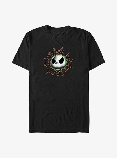 Disney The Nightmare Before Christmas Jack Skellington Web Face Big & Tall T-Shirt