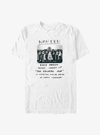 Stranger Things Eddie Munson Wanted Poster Big & Tall T-Shirt