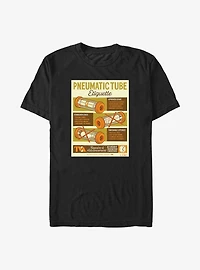 Marvel Loki Pneumatic Tube Infographic Big & Tall T-Shirt