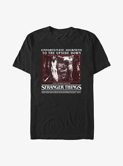 Stranger Things Unfortunate Journey Big & Tall T-Shirt