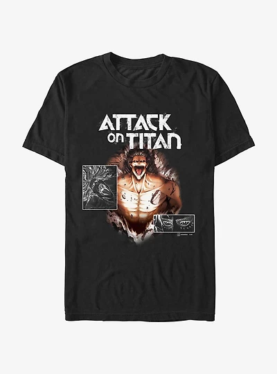Attack On Titan Eren Yeager Attack On Titan Negative T-Shirt