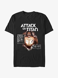 Attack On Titan Eren Yeager Attack On Titan Negative T-Shirt
