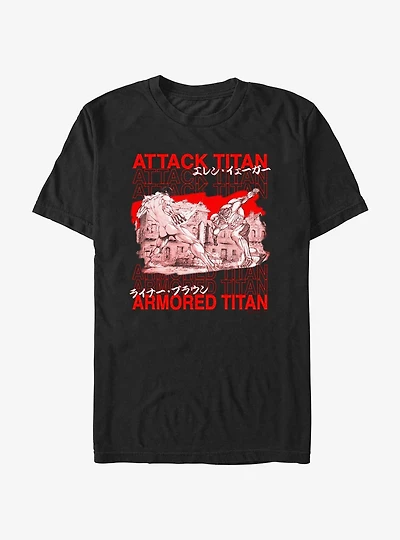 Attack On Titan Attack Vs Armored T-Shirt