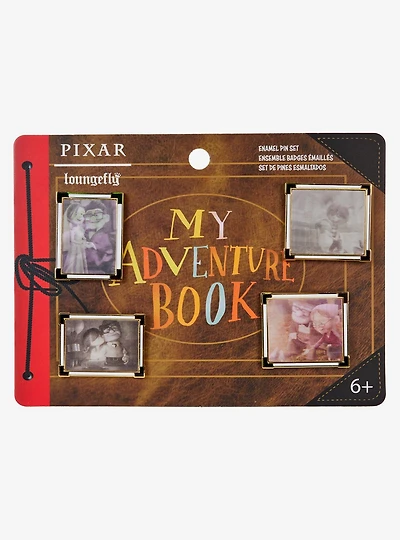Loungefly Disney Pixar Up Pictures Enamel Pin Set