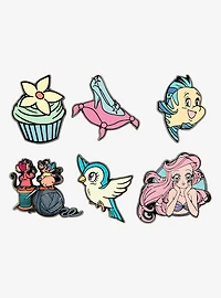 Loungefly Disney Cinderella and Little Mermaid Blind Box Enamel Pin