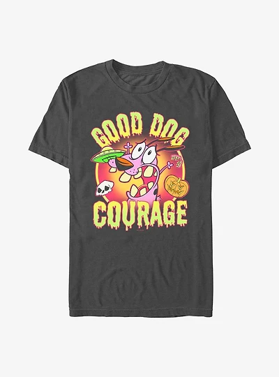Courage The Cowardly Dog Good Courage Extra Soft T-Shirt