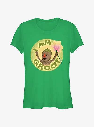 Marvel Guardians Of The Galaxy Groot With Flower Girls T-Shirt