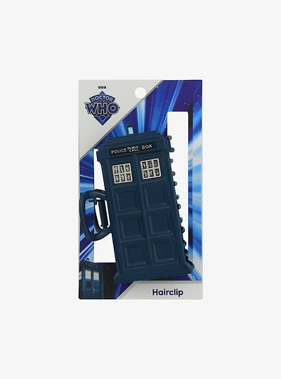 Doctor Who TARDIS Claw Hair Clip