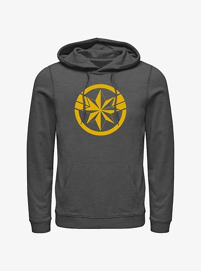 Marvel The Marvels Captain Marvel Insignia Hoodie