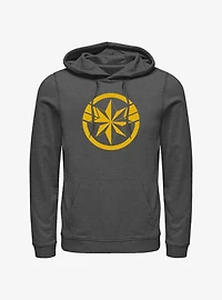 Marvel The Marvels Captain Marvel Insignia Hoodie