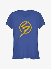 Marvel The Marvels Ms. Marvel Insignia Girls T-Shirt