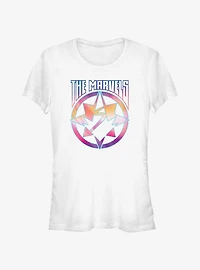 Marvel The Marvels Pastel Crest Girls T-Shirt