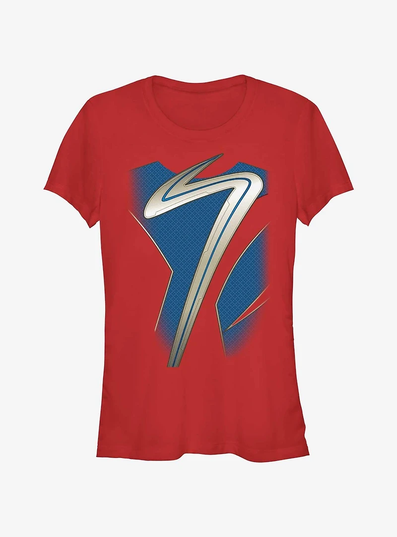 Marvel The Marvels Ms. Marvel Costume Girls T-Shirt