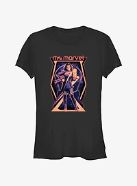 Marvel The Marvels Ms. Marvel Poster Girls T-Shirt