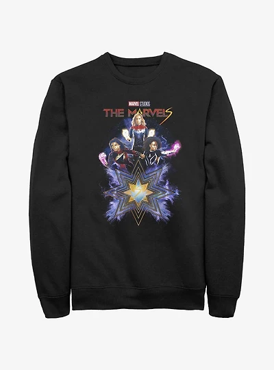 Marvel The Marvels Fabulous Marvels Sweatshirt Hot Topic Web Exclusive