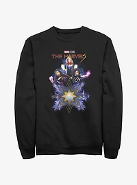 Marvel The Marvels Fabulous Marvels Sweatshirt Hot Topic Web Exclusive