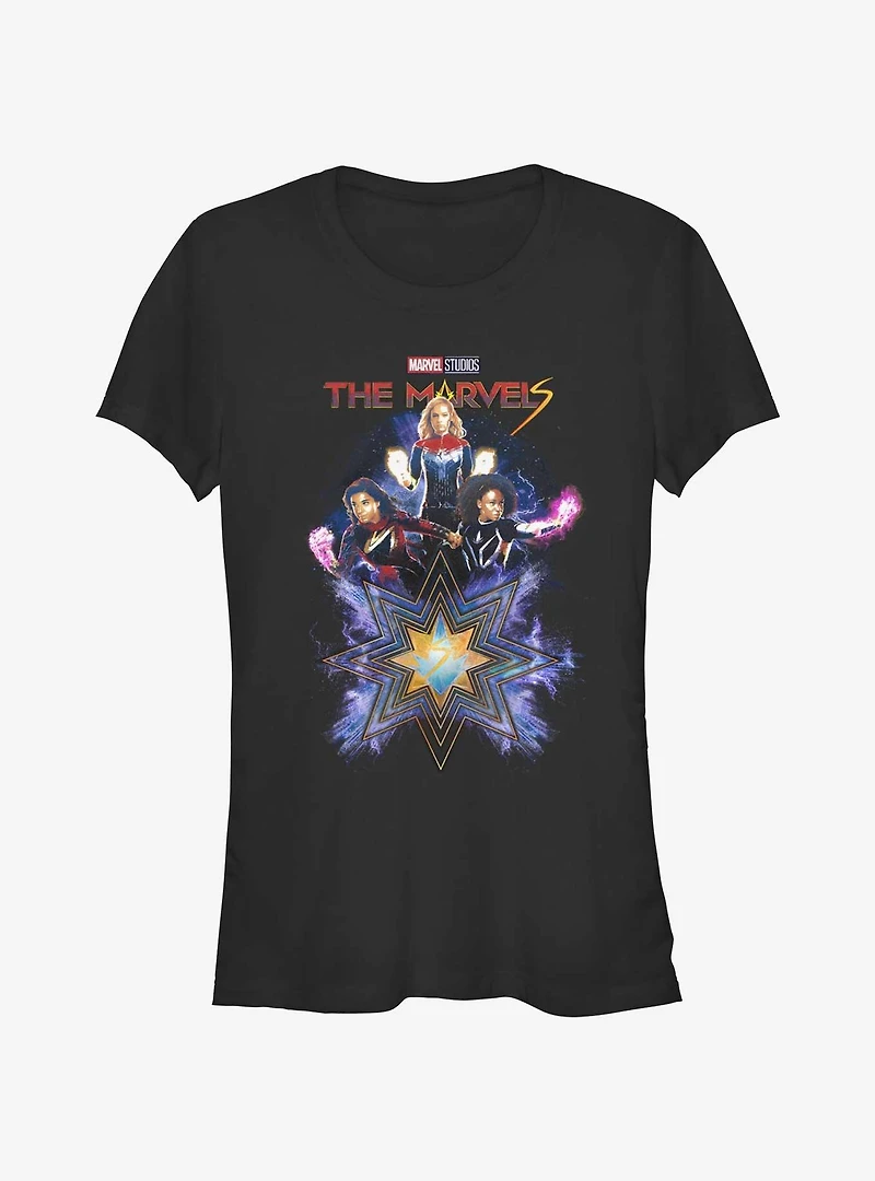 Marvel The Marvels Fabulous Marvels Girls T-Shirt Hot Topic Web Exclusive