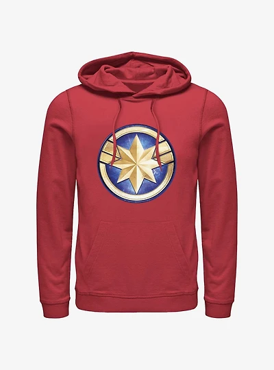 Marvel The Marvels Captain Marvel Logo Hoodie