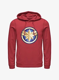 Marvel The Marvels Captain Marvel Logo Hoodie