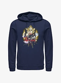Marvel The Marvels Splatter Power Hoodie Hot Topic Web Exclusive