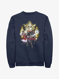Marvel The Marvels Splatter Power Sweatshirt Hot Topic Web Exclusive