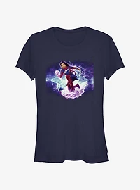 Marvel The Marvels Galactic Hero Ms. Marvel Girls T-Shirt