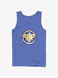 Marvel The Marvels Captain Marvel Logo Tank