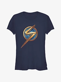 Marvel The Marvels Ms. Marvel Logo Girls T-Shirt