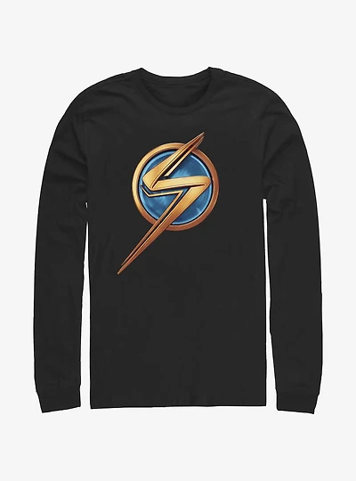Marvel The Marvels Ms. Marvel Logo Long-Sleeve T-Shirt