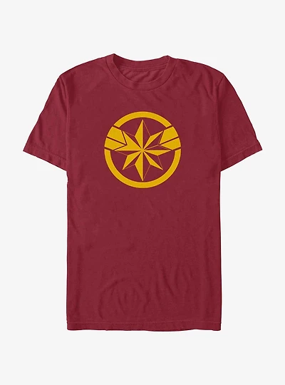 Marvel The Marvels Captain Marvel Insignia T-Shirt