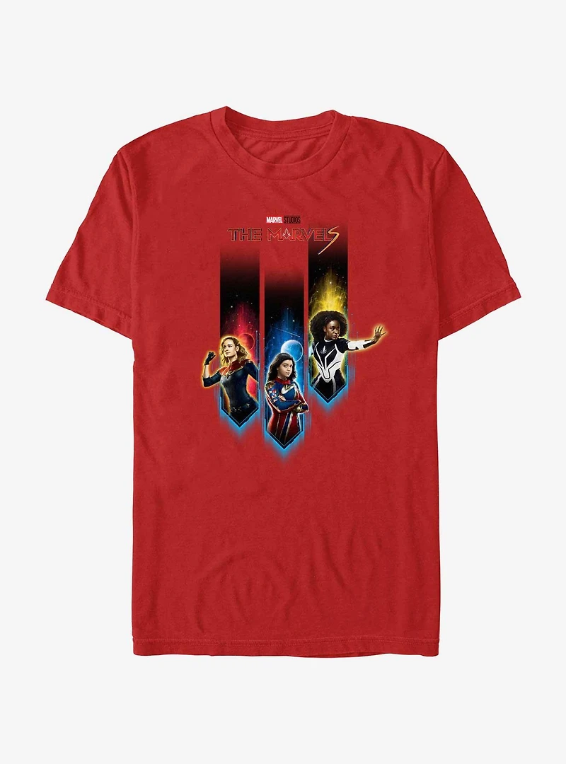 Marvel The Marvels Interplanetary Heroes T-Shirt