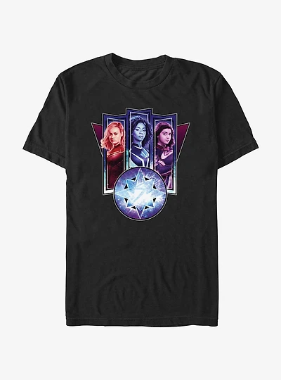 Marvel The Marvels Trio Logo T-Shirt