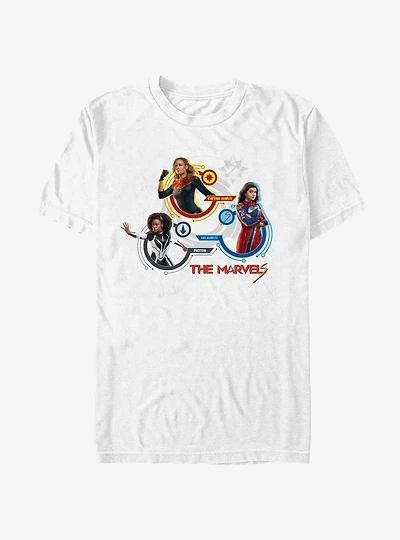 Marvel The Marvels The Marvel Team T-Shirt