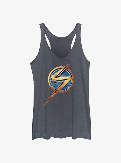Marvel The Marvels Ms. Marvel Logo Girls Tank