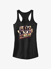Marvel The Marvels Team Pose Girls Tank